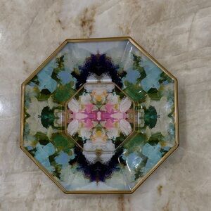 Laura Park Nantucket Bloom Glass Trinket Dish